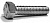 Болт с шестигранной головкой, полная резьба М12х180  (  10шт) DIN933 оцинк."Русские Гвозди"
