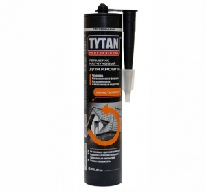 Герметик  для Кровли  каучуковый бесцветный "TYTAN Professional" (310мл) (12шт)