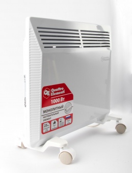 Нагреватель воздуха конвекторный QE-1500KM (1.5 кВт, нагревательный элемент монолитный)  QUATTRO ELEMENTI
