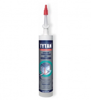 Герметик  для аквариумов бесцветный  силиконовый "TYTAN Professional" (310мл) (12шт)