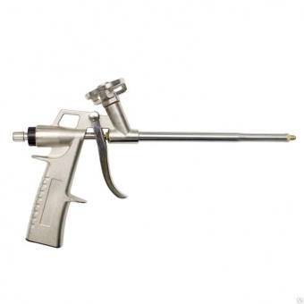 Пистолет  для монтажной пены цельнометаллический "FOMERON FLINT"  590126